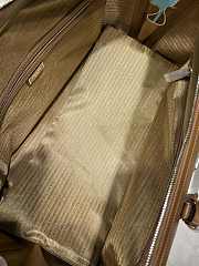 Kiltife Prada Brown Saffiano Leather Bauletto Handbag - 50x27.5x25 cm - 6