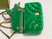 Kitlife Gucci Marmont Green bag - 26x15x7 cm - 3