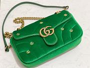 Kitlife Gucci Marmont Green bag - 26x15x7 cm - 4