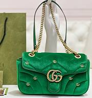 Kitlife Gucci Marmont Green bag - 26x15x7 cm - 1