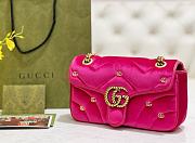 Kitlife Gucci Marmont Pink bag - 26x15x7 cm - 5