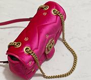 Kitlife Gucci Marmont Pink bag - 26x15x7 cm - 4