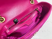 Kitlife Gucci Marmont Pink bag - 26x15x7 cm - 2