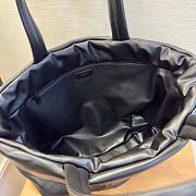 Kitlife YSL black logo debossed large tote bag - 50x43x17 cm - 6