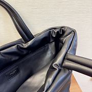 Kitlife YSL black logo debossed large tote bag - 50x43x17 cm - 3