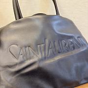 Kitlife YSL black logo debossed large tote bag - 50x43x17 cm - 2