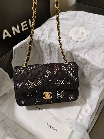 kitlife Chanel 24c CF sequins black - 20 cm