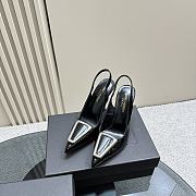 Kitlife Saint Laurent George square toe pumps black - 9cm - 1