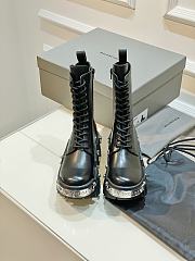 Kiltife Balenciaga WOMEN'S BULLDOZER LACE-UP BOOT IN BLACK  - 1