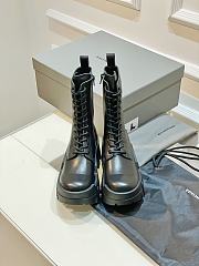 kitlife Balenciaga WOMEN'S BULLDOZER LACE-UP BOOT IN BLACK - 01 - 1