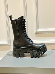 kitlife Balenciaga WOMEN'S BULLDOZER LACE-UP BOOT IN BLACK - 01 - 6
