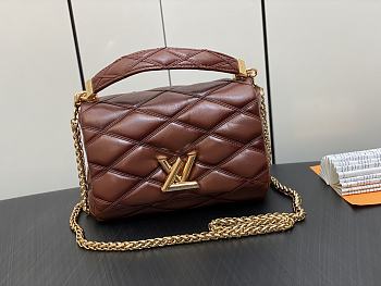 Kiltife lousi vuitton GO-14 MM Twist lock brown - 23 x 16 x 10 cm