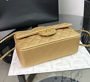 Kitlife Chanel classic gold bag - 20×14×7cm - 3