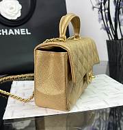 Kitlife Chanel classic gold bag - 20×14×7cm - 2