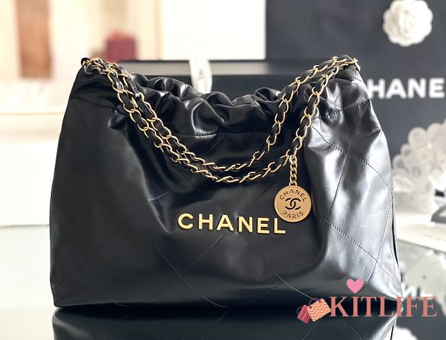 Kitlife Chanel Antiba Handbag black  - 45x30x8 cm - 1