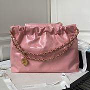 Kitlife Chanel Antiba Handbag silver hardware Pink - 45x30x8 cm - 4