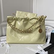 Kitlife Chanel Antiba Handbag silver hardware Yellow - 45x30x8 cm - 1