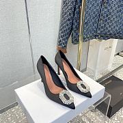 kitlife Amina Muaddi heels 9cm black - 1