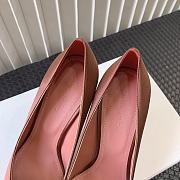 Kitlife AMINA MUADDI Women's Brown Begum Patent Leather brown Pumps 9cm - 6