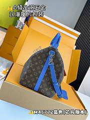 Kitlife Louis Vuitton keepall Bandoulière 50 blue bag - 50x29x23 cm - 5