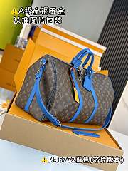 Kitlife Louis Vuitton keepall Bandoulière 50 blue bag - 50x29x23 cm - 4