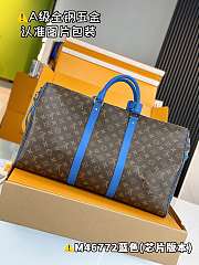 Kitlife Louis Vuitton keepall Bandoulière 50 blue bag - 50x29x23 cm - 2