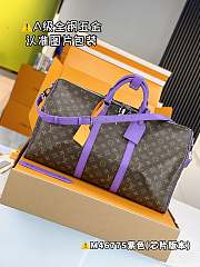 Kitlife Louis Vuitton keepall Bandoulière 50 violet bag - 50x29x23 cm - 1