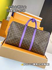 Kitlife Louis Vuitton keepall Bandoulière 50 violet bag - 50x29x23 cm - 2