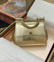 kitlife DOLCE & GABBANA Metallic Sicily Top-Handle Bag gold - 20x16x8 cm - 1