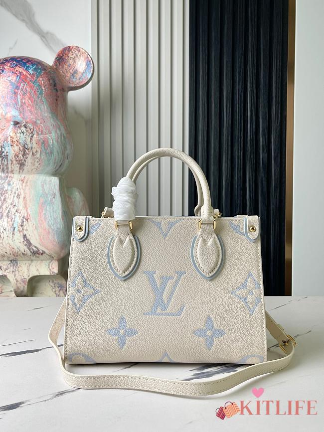 Kitlife Louis Vuitton on the go Monogram blue bag - 25x19x11.5 cm - 1