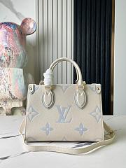 Kitlife Louis Vuitton on the go Monogram blue bag - 25x19x11.5 cm - 1