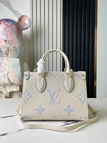 Kitlife Louis Vuitton on the go Monogram blue bag - 25x19x11.5 cm