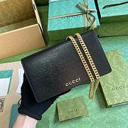 Kitlife Gucci Chain Wallet black bag - 12.5x20x4cm - 1