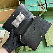 Kitlife Gucci Chain Wallet black bag - 12.5x20x4cm - 4