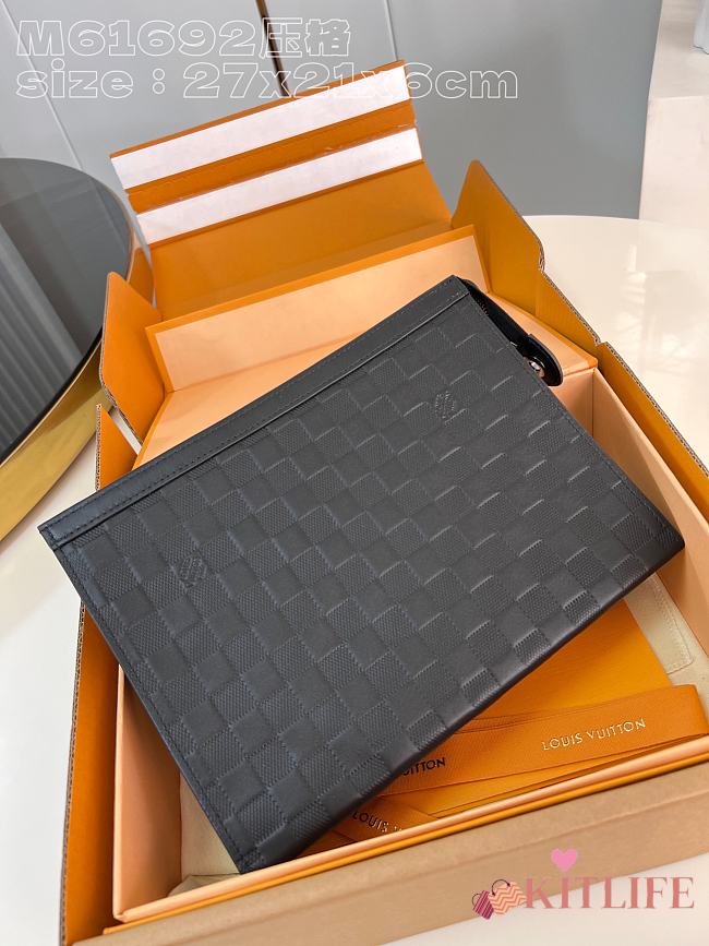 Kitlife Louis Vuitton Damier Infini Pochette Voyage - 27x21x6 cm - 1