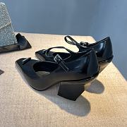 Kitlife  prada Brushed leather pumps black 95mm - 5