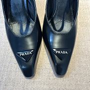 Kitlife  prada Brushed leather pumps black 95mm - 2