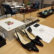 kitlife Prada Black 65mm Faux-flower Leather Pumps  - 1