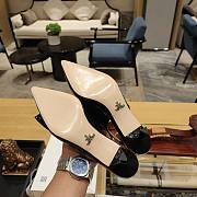 kitlife Prada Black 65mm Faux-flower Leather Pumps  - 2