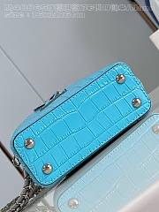 kitlife Louis Vuitton Capucines in precious crocodilian blue bag - 16x11x6 cm - 2