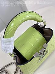 kitlife Louis Vuitton Capucines in precious crocodilian green bag - 16x11x6 cm - 3