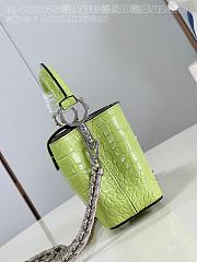 kitlife Louis Vuitton Capucines in precious crocodilian green bag - 16x11x6 cm - 5