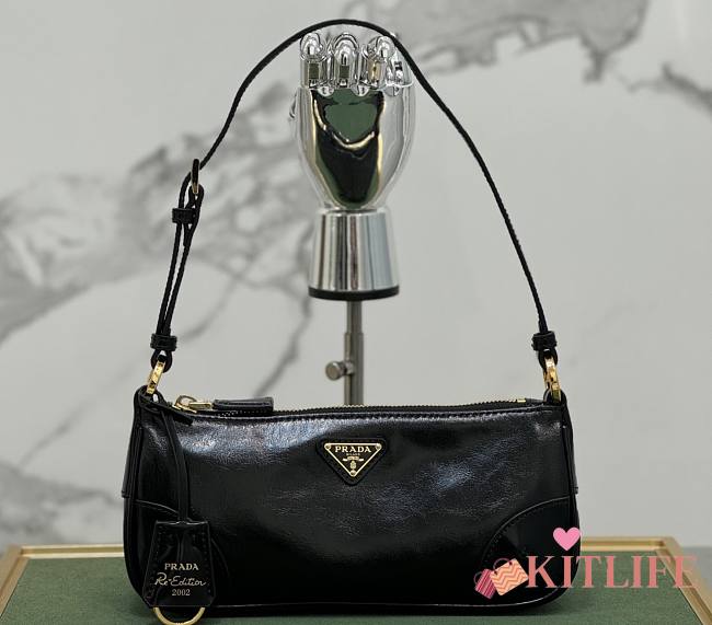 Kitlife Prada Re-Edition 2002 small leather shoulder bag - 23.5x10x5cm - 1