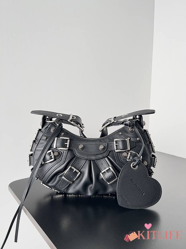 Kitlife Balenciaga Le Cagole Shoulder Bag Black - 25.9x16x9.9 cm - 1