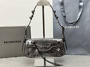 Kitlife Balenciaga Le Cagole Sling bag silver - 22.8 x12.9 x4 cm - 1