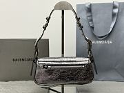 Kitlife Balenciaga Le Cagole Sling bag silver - 22.8 x12.9 x4 cm - 6