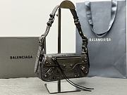 Kitlife Balenciaga Le Cagole Sling bag silver - 22.8 x12.9 x4 cm - 2