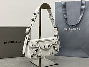 Kitlife Balenciaga Le Cagole Sling bag white - 22.8 x12.9 x4 cm - 4
