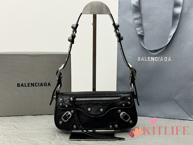 Kitlife Balenciaga Le Cagole Sling bag black -1122- 22.8 x12.9 x4 cm  - 1