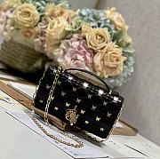 Kitlife Dior lady black bag - 21x11.5x4.5cm - 2